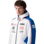 Colmar Herren Französisch Ski Team Jacke - Weiß Abyss Blue3