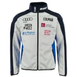Colmar Mens French Ski Team Soft Shell Jacket - White Blue1