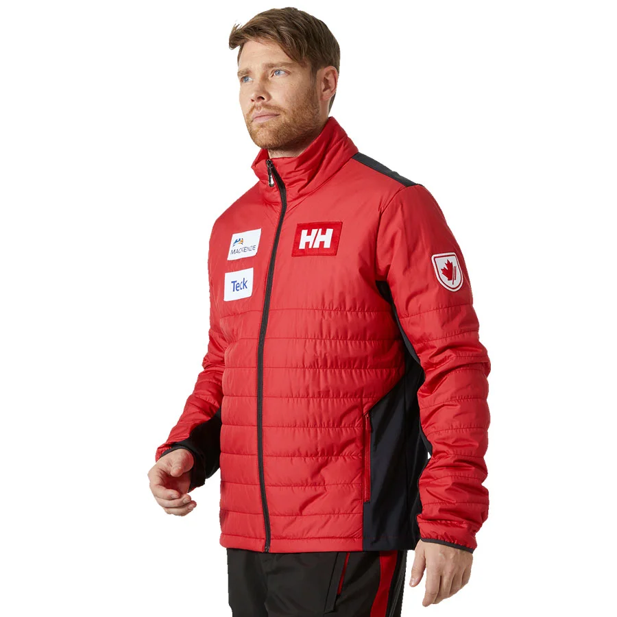 Chaqueta aislante Helly Hansen para hombre del equipo de esquí de Canadá de  la Copa del Mundo - Rojo ACA 
