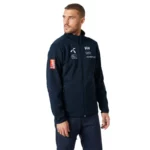 Helly Hansen Mens Norway Ski Team Alpha Zero Fleece Jacket - Navy NSF1