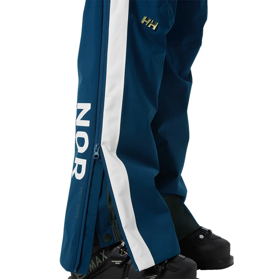 Pantalón Helly Hansen con cremallera lateral completa para hombre del  equipo de esquí de Noruega - Ocean NSF