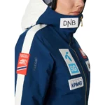 Chaqueta Helly Hansen para mujer del equipo de esquí de la Copa del Mundo de Noruega - Ocean NSF8