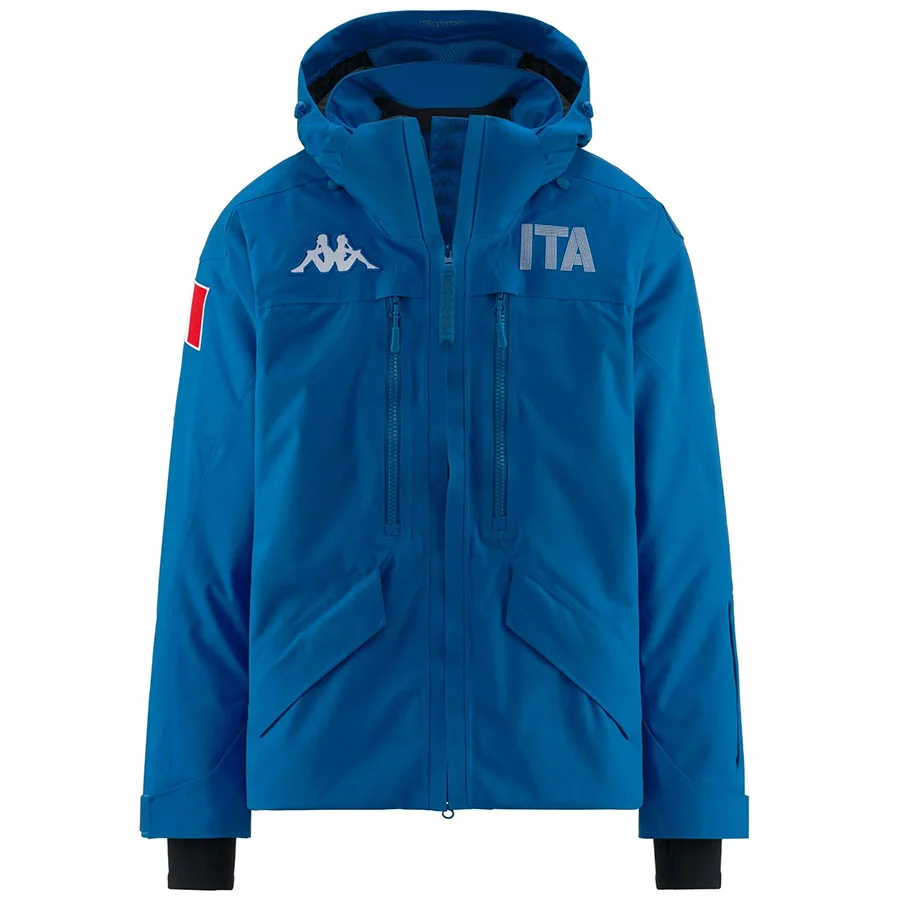 Kappa Men's ITA Team Ski Jacket - Blue Brillant 