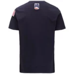 Camiseta Kappa USA Ski Team para hombre - Azul azul marino oscuro FP2
