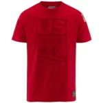 Kappa Mens USA Ski Team T Shirt - Red FP1