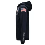 Kappa Mens USA Team Sweater Hoodie Jacket - Blauw Dark Navy3