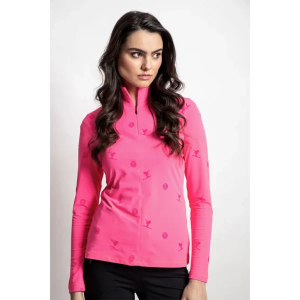 Sportalm Womens Helsinki First Layer Shirt - Pink Glow1