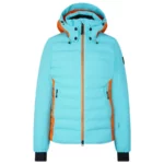 Bogner Fire + Ice Womens Janka3 Ski Jacket - Ice Blue Orange2
