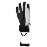 Bogner Womens Lidia Leather Ski Glove - Offwhite Black3