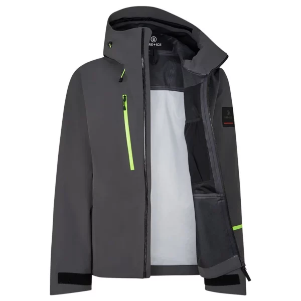 Bogner Fire + Ice Manteau de randonnée Piatto T Shell pour homme - Graphite2