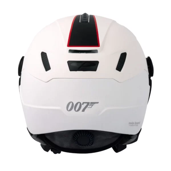 Bogner Ski Helmet 007 Bullet with Visor - White13