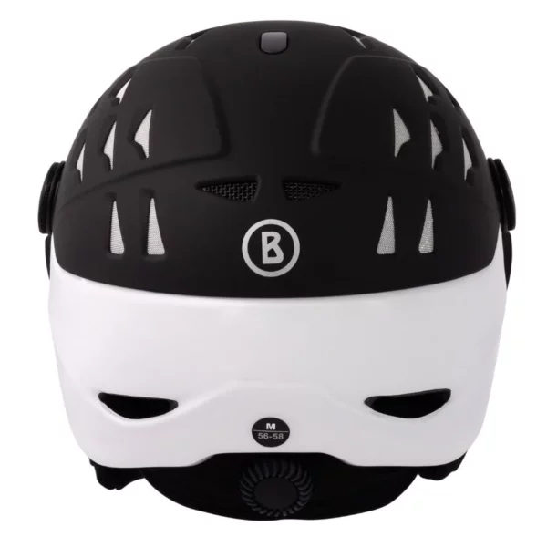 Bogner Ski Helmet with Visor St.Moritz - Black White44
