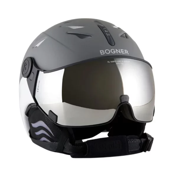 Bogner Ski Helmet with Visor St.Moritz - Green Slate2