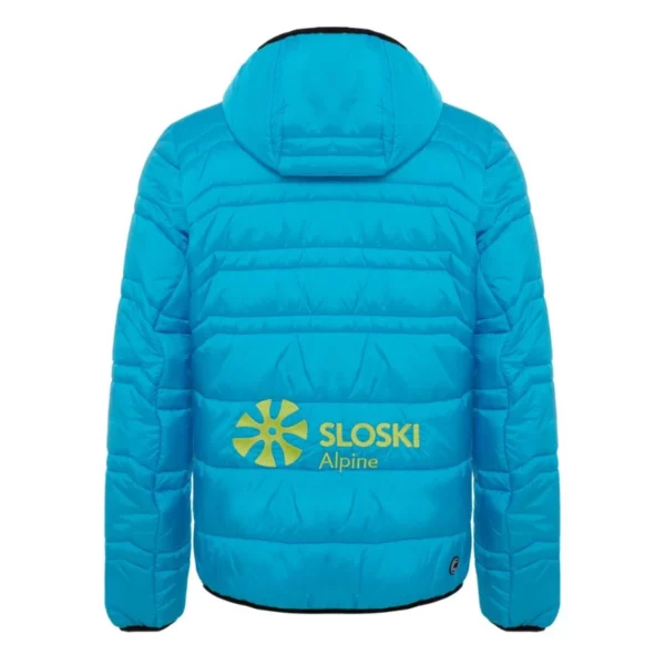 Colmar Mens Slovenia Ski Team Insulator Jacket - Mirage Blue Wasabi3