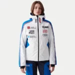 Colmar Damen French Ski Team Jacke - White Abyss Blue2