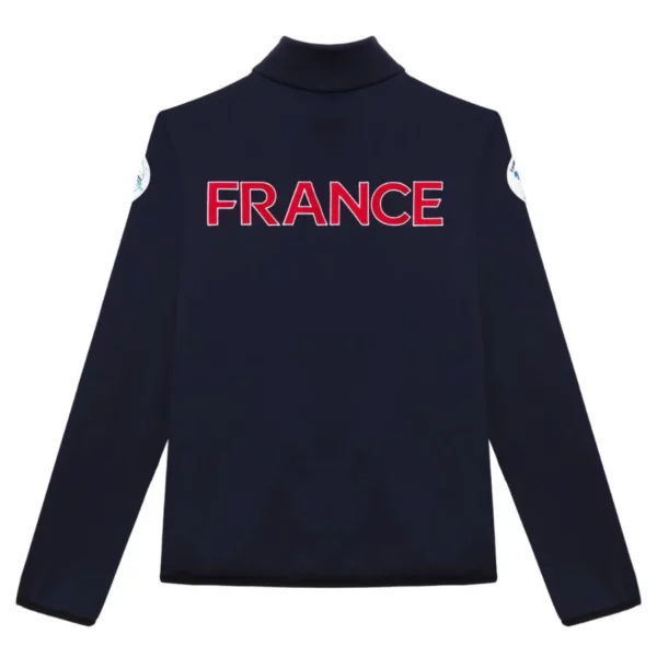 Colmar Womens French Ski Team Thermal Sweater Jacket - Abyss Blue4