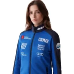 Colmar Womens French Ski Team Thermal Sweater Jacket - Abyss Blue1