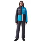 Colmar Womens Slovenia Ski Team Jacket - Blackboard Mirage Blue White1