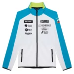 Chaqueta de suéter térmico Colmar Slovenia Ski Team para mujer - Blanco Mirage Blue1