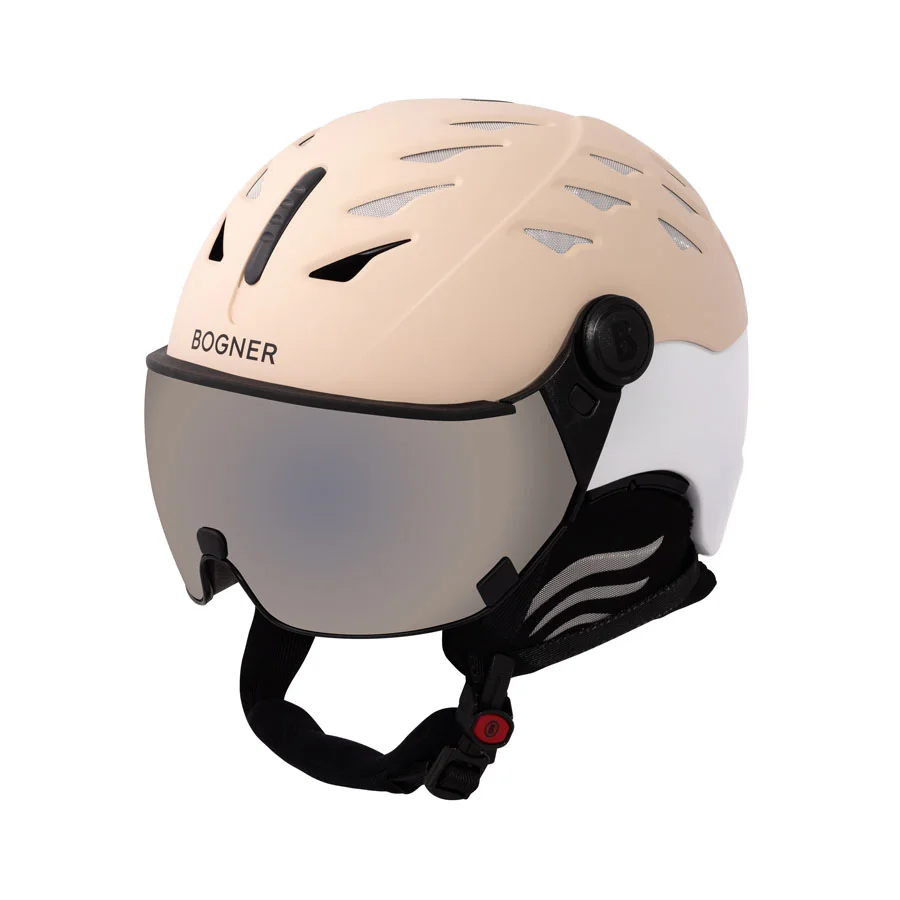 Bogner Ski Helmet with Visor St.Moritz - Summer Dessert3