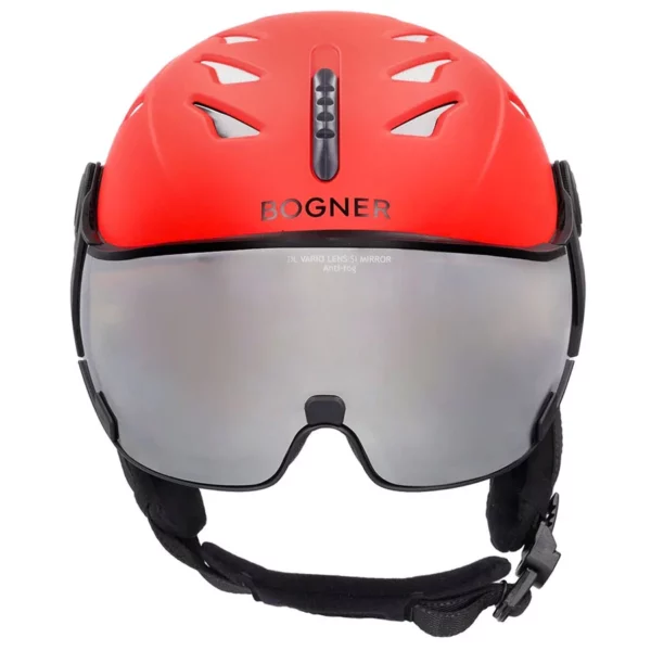 Bogner Ski Helmet with Visor St.Moritz - Fast Red1