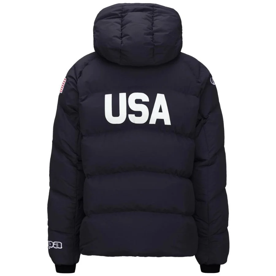 Kappa Mens USA Ski Team Down Jacket - Blue Dark Navy4