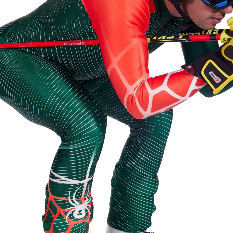 Spyder Mens World Cup DH Race Suit - Cypress Green2