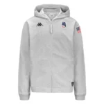 Kappa USA Team Arufeoda Sweater Hoodie - Grey3