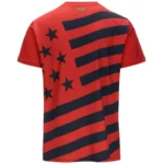 Camiseta Kappa USA Team Kombat Rojo3