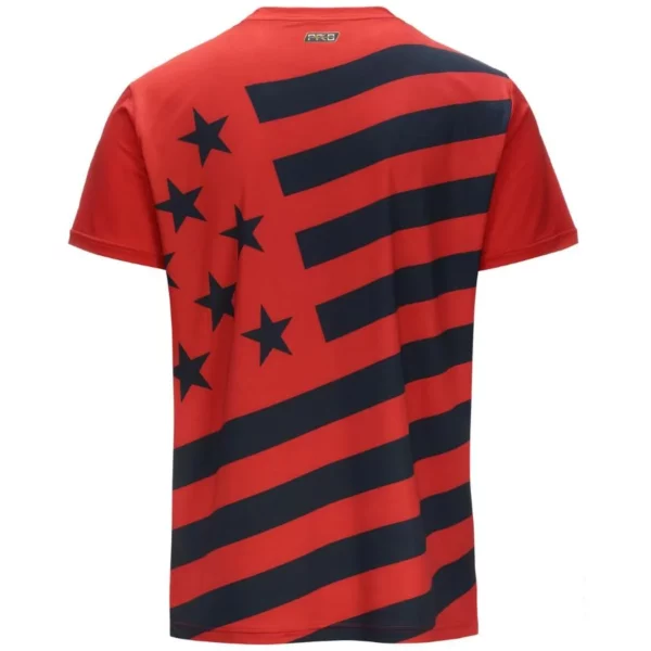 Kappa USA Team Kombat T-Shirt Rouge3