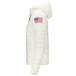 Chaqueta aislante Kappa USA Ski Team para mujer - Coco blanco3