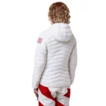 Kappa Damen USA Ski Team Insulator Jacke - White Coconut5