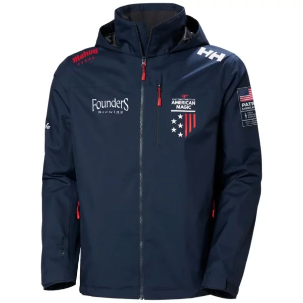 Helly Hansen Herren America Cup American Magic Crew Kapuzenjacke - Navy4