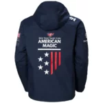 Helly Hansen Heren America Cup American Magic Crew Jas met Capuchon - Navy3