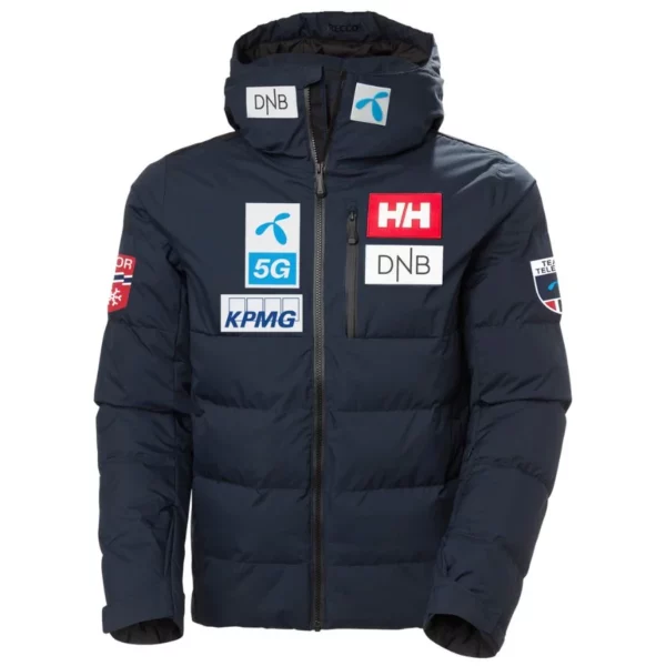 Helly Hansen Herren Kvitfjell Norway Team Race Puffy Jacke - NSF Team1