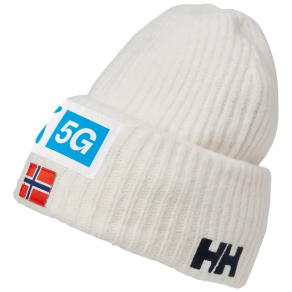 Helly Hansen Noorwegen Team Soft Rib Beanie - Sneeuw NSF1