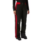 Helly Hansen Pantalon Femme Équipe Canada Ski Coupe du Monde Zippé Sur Le Côté - Noir ACA4