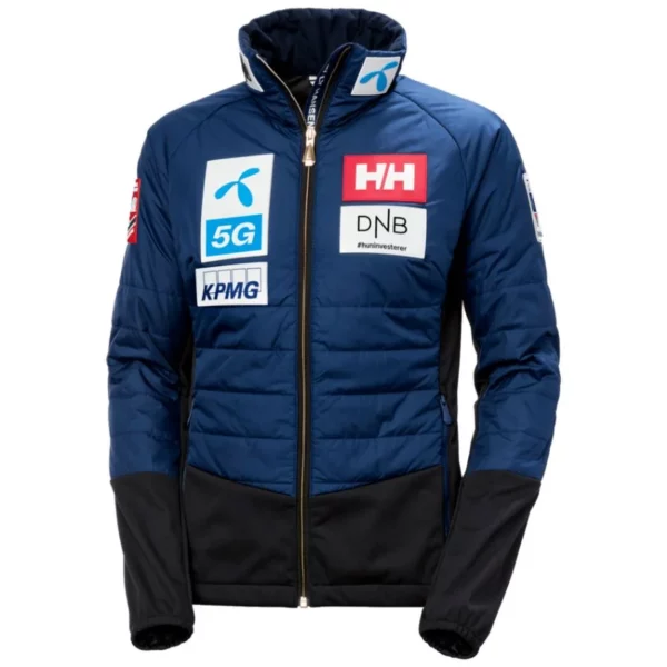 Chaqueta aislante Helly Hansen Norway Ski Team World Cup para mujer - Ocean NSF1