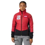 Helly Hansen Giacca isolante da donna per la Coppa del Mondo - Rosso ACA1