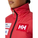 Chaqueta aislante Helly Hansen para mujer de la Copa del Mundo - Rojo ACA3