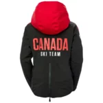 Chaqueta Helly Hansen para mujer del equipo de esquí de Canadá de la Copa del Mundo - Negro ACA2