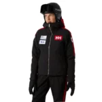 Helly Hansen Veste de Coupe du Monde de l’équipe canadienne de ski pour femme - Noir ACA3