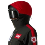 Chaqueta Helly Hansen para mujer del equipo de esquí de Canadá de la Copa del Mundo - Negro ACA5