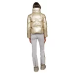 Sportalm Womens Orlando Metallic Ski Jacket - Gold3