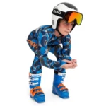 Spyder Kids Performance GS Rennanzug - Camouflage Blue4