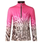 Bogner Kids Chris First Layer Shirt - Pink Tiger Print1